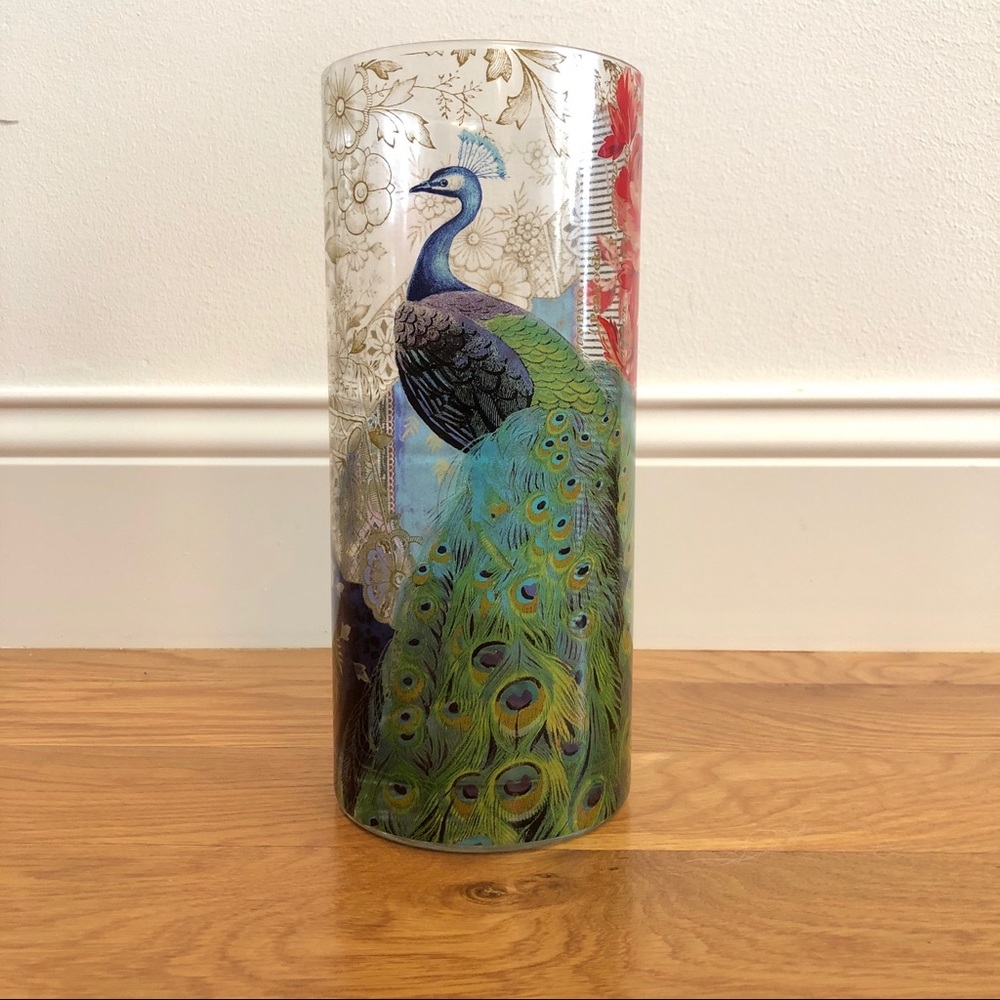 Beautiful Peacock Vase